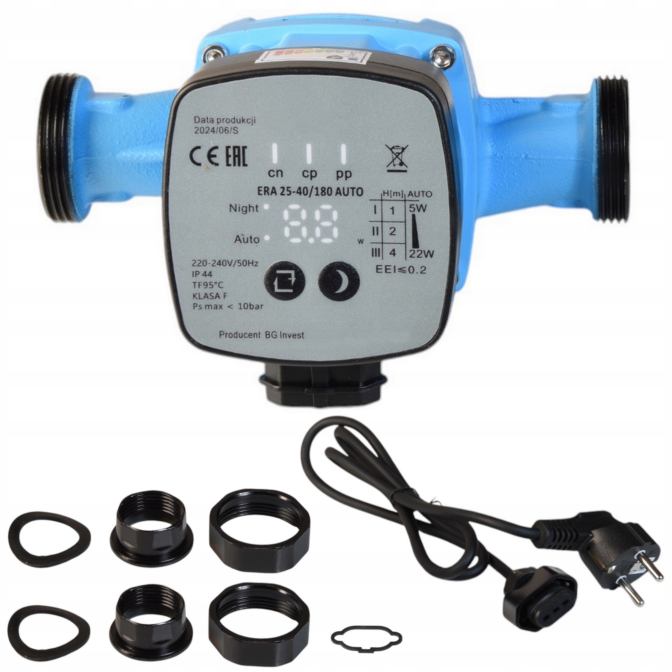 Obehová Pumpa Éra 25-40/180 Na Vodu, Energeticky Úsporná, Elektronická