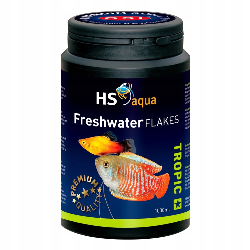 Levně Krmivo Krmivo Ve Vločkách Posiluje Barvu A Odolnost 1000 ML