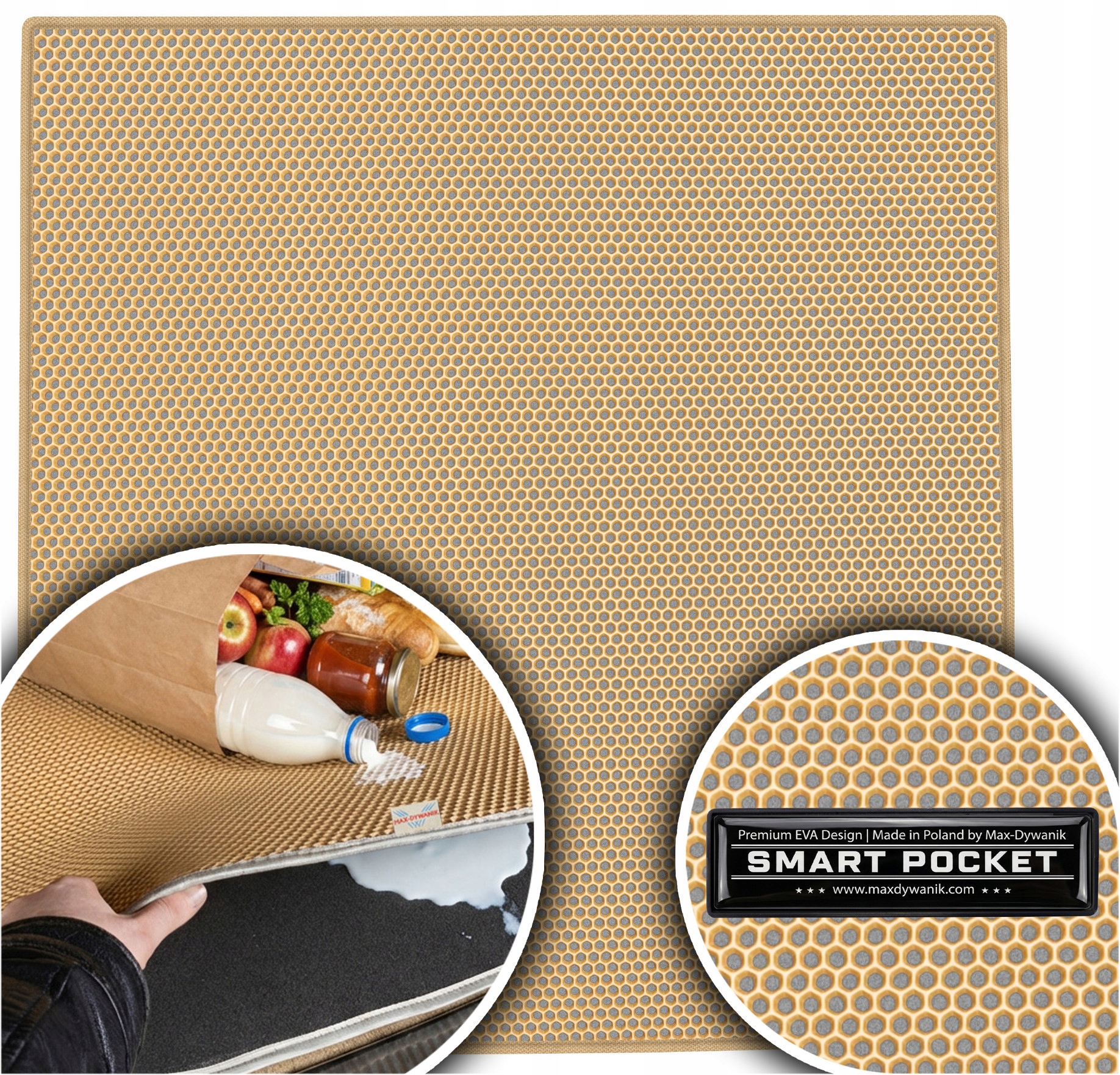 Mercedes E-Klasa W212 Kombi 09-16 Vložka do batožinového priestoru Eva Smart Pocket Béžová