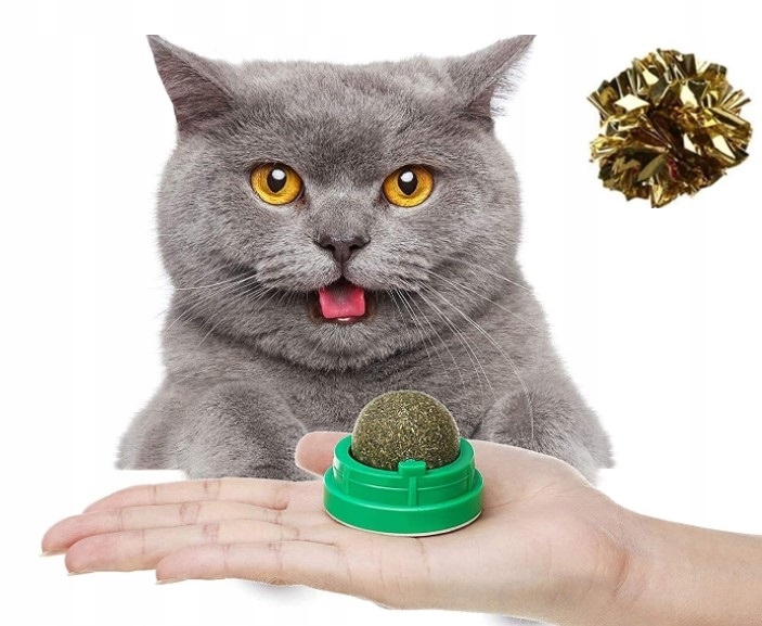 

Naturalna Kocimiętka W Kulce Zabawka Samoprzylepna