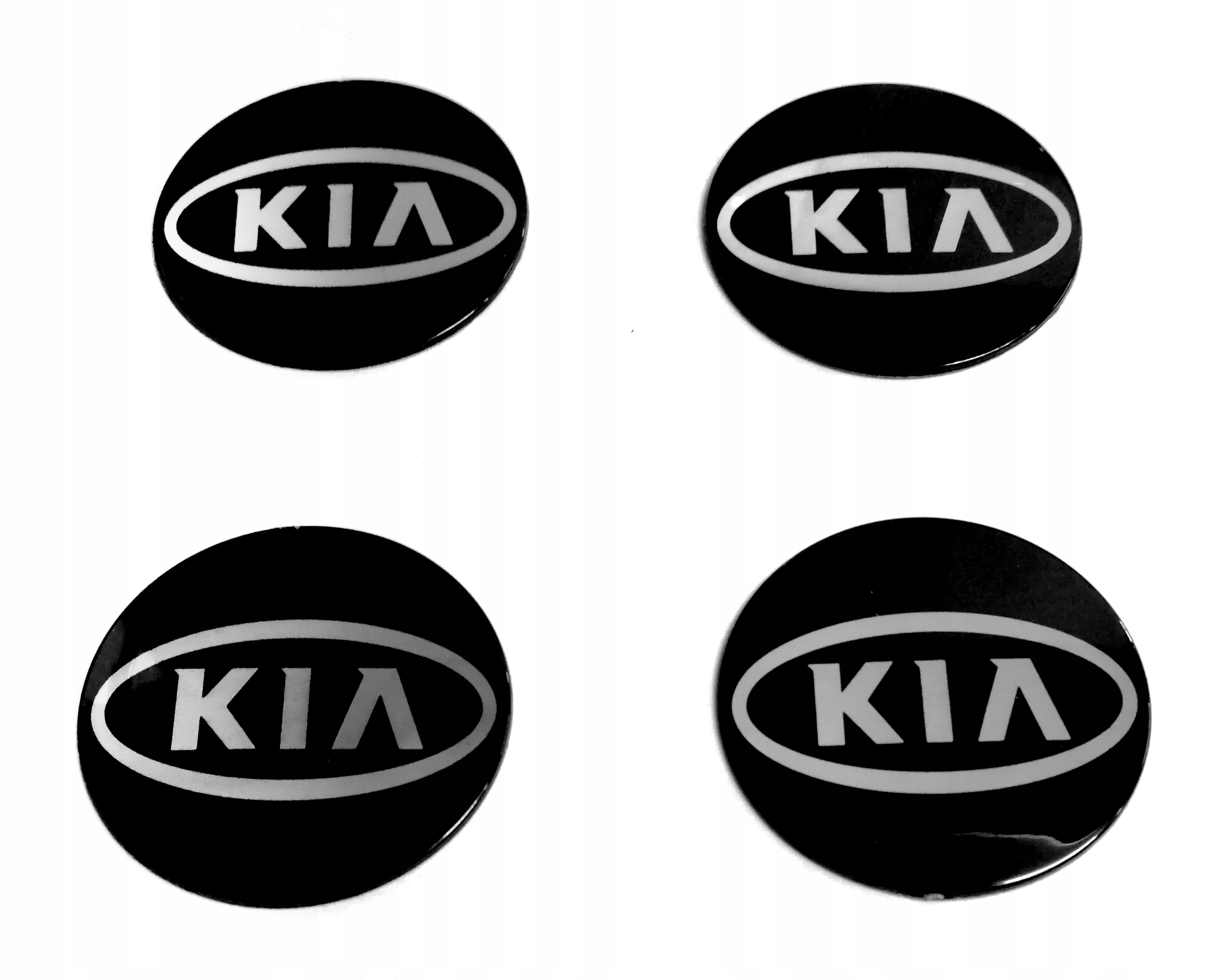 

Kia Emblematy Naklejki Logo Kołpaki Felgi 70 mm