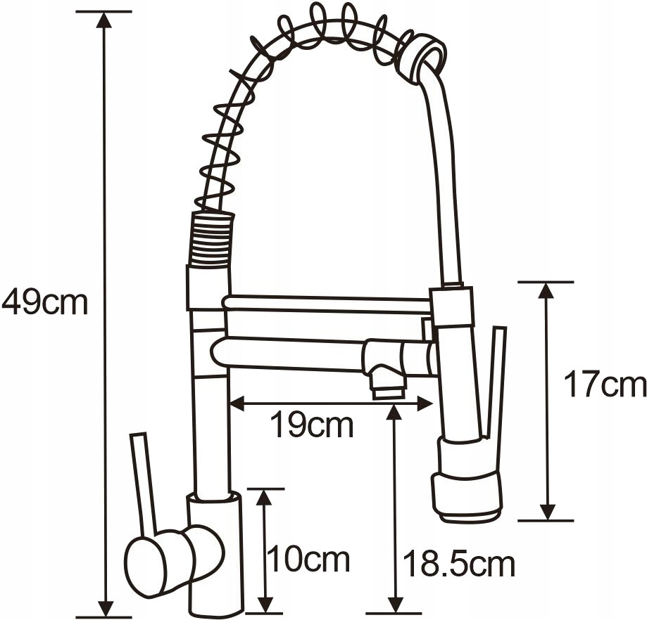 MEXEN CORINA BATERIA KUCHENNA DWUGŁOWICOWA CHROM Marka Mexen