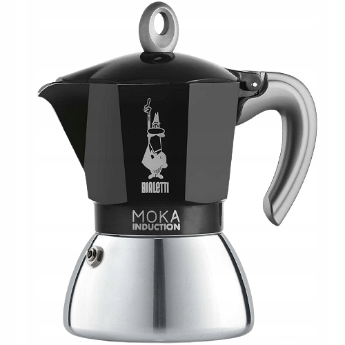 KAWIARKA MOKA INDUCTION II 6TZ BLACK BIALETTI 280ML