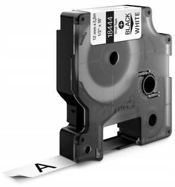 Vinylová lepicí páska do kanceláře Pásky pro montáž Bílá 12 mm x 5.5 m Dymo