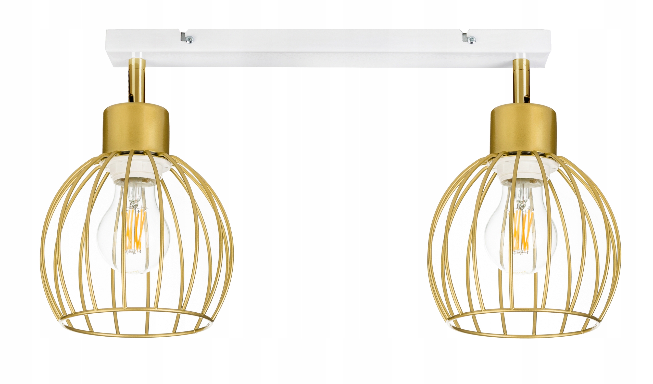 Lampa stropní svítidlo stropní pohyblivý lustr loft zlatý