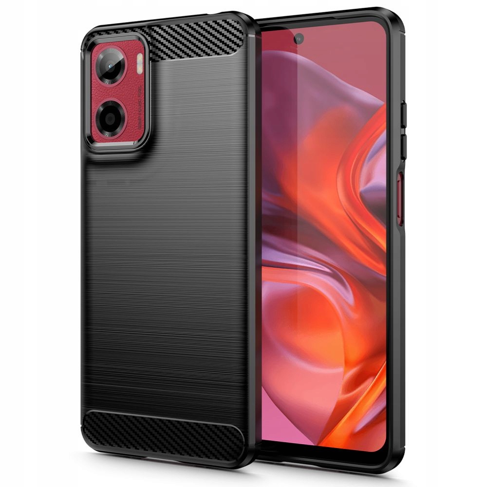 Tech- Protect Tpucarbon Motorola Moto G05 E15 Black Tech- Protect