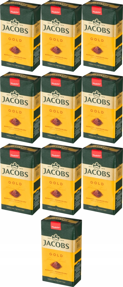 Jacobs Gold Kawa mielona 250g x10