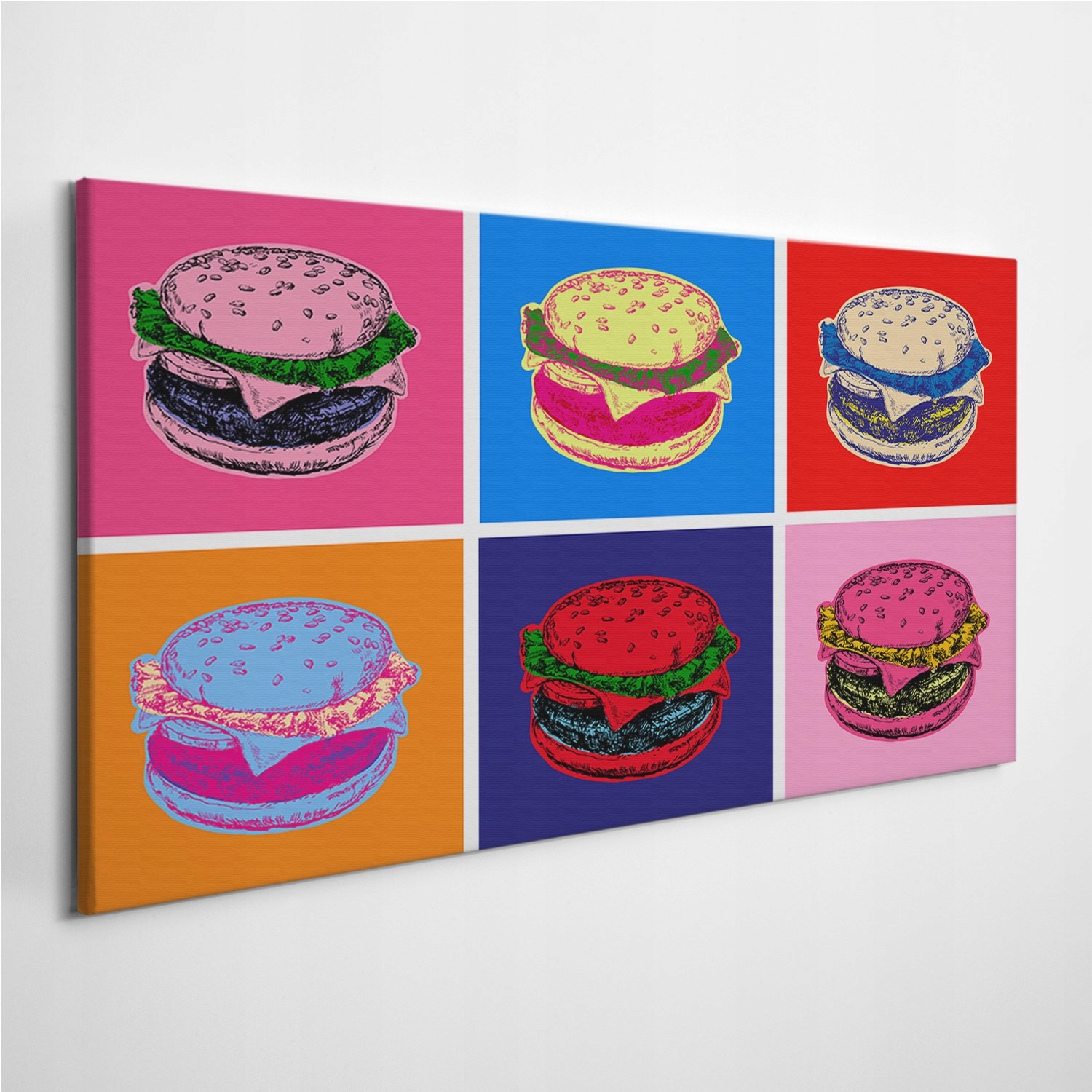 

Fotoobraz na ścianę Burger Jedzenie Sztuka 100x50