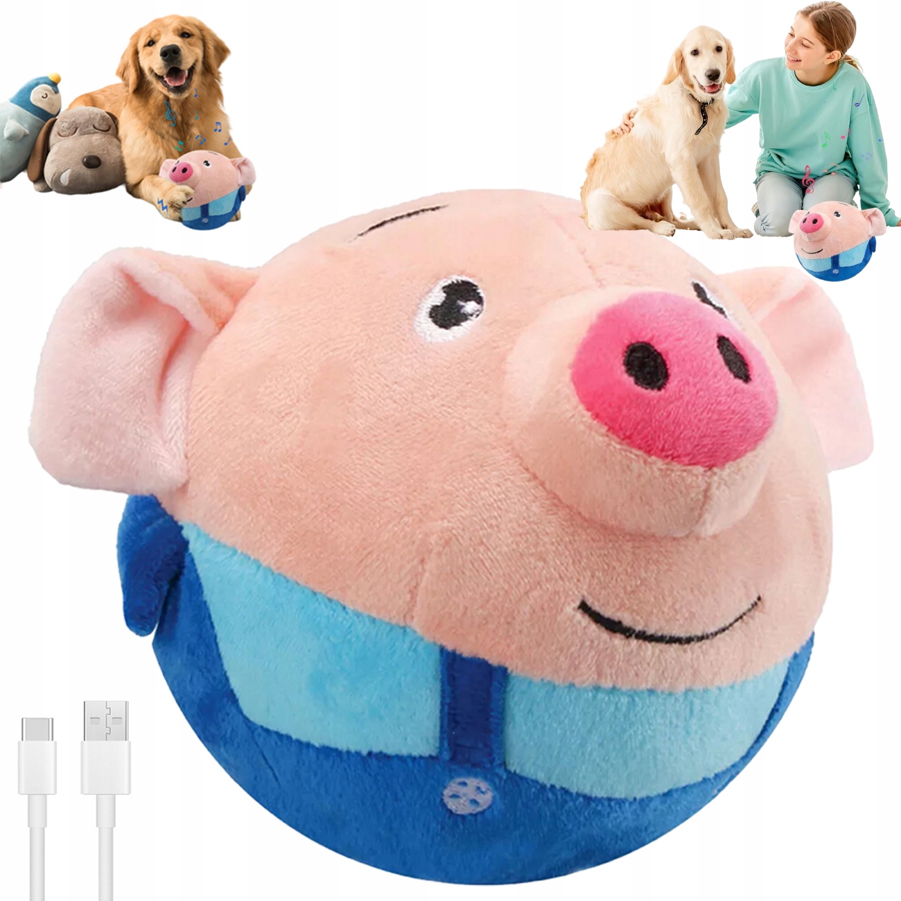 Levně Little Live Pets Interaktivní Prasátko My Pet Pig Plyšová Hračka Vyskoč