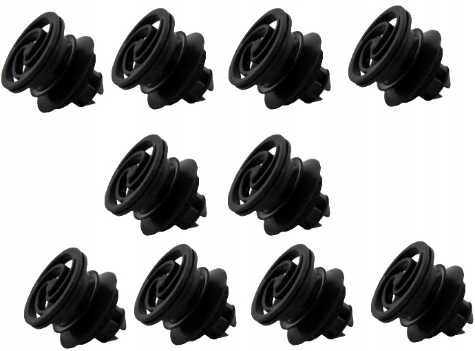 10x SPINKI TAPICERKI DRZWI SKODA SUPERB VW PASSAT B5 BORA GOLF IV V