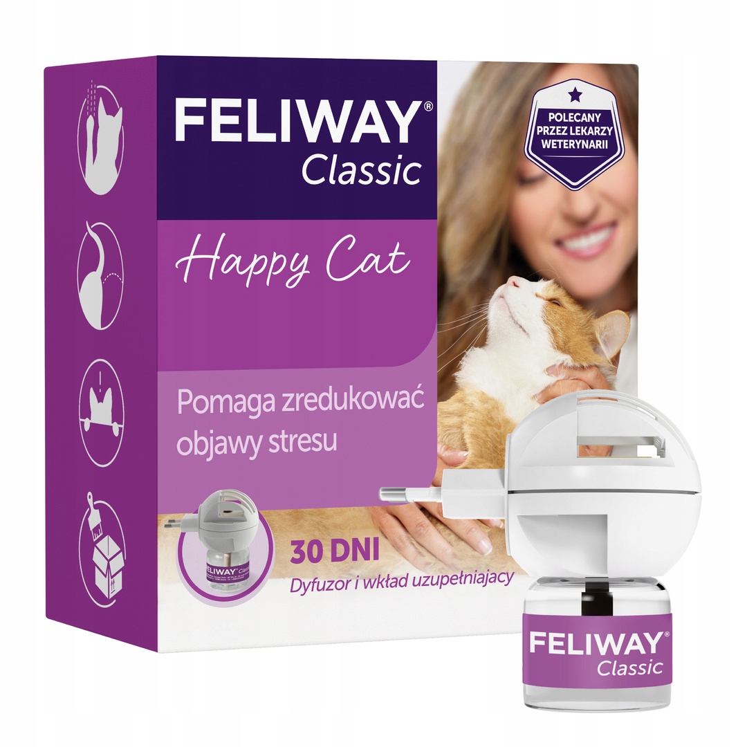 Levně Feliway Classic Difuzér a náplň 48 ml Feromony snižující stres u kočky