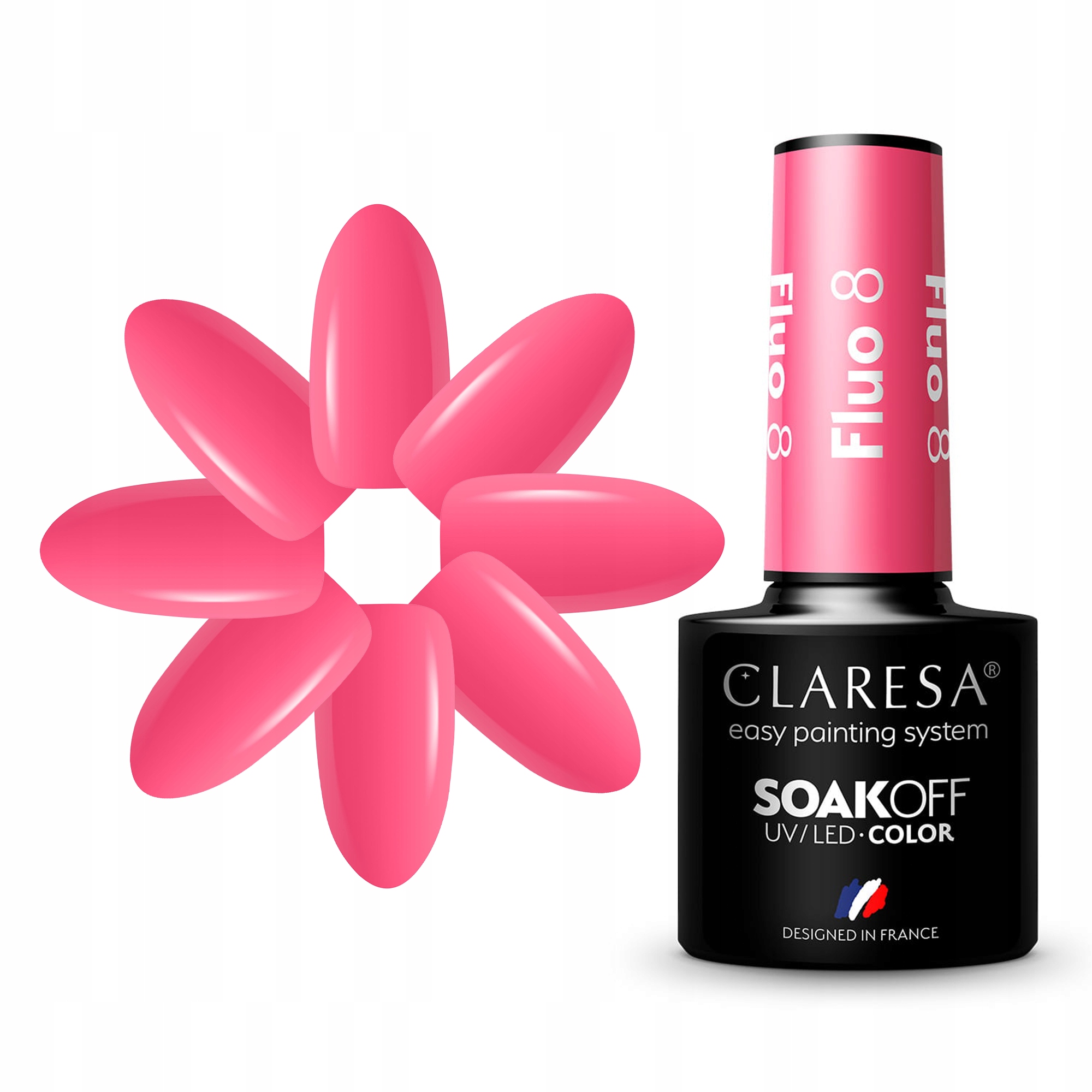 

Claresa Lakier Hybrydowy Neonowy Fluo 8 5ml