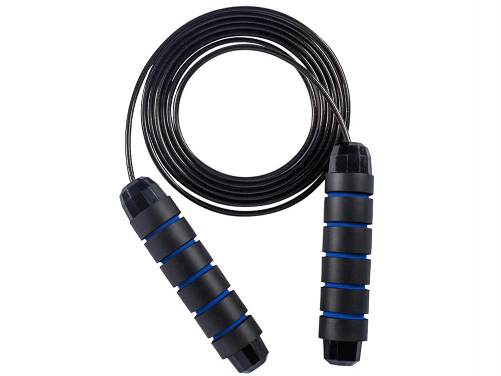 SKAKANKA FITNESS Z ŁOŻYSKAMI REGULOWANA CROSSFIT Waga produktu z opakowaniem jednostkowym 0.165 kg