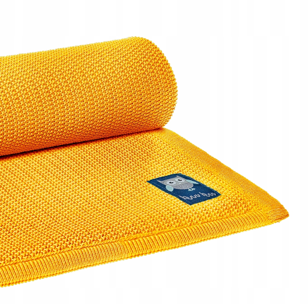 

Żółty Koc Kocyk bambusowy 100% 100x120 XL Duży