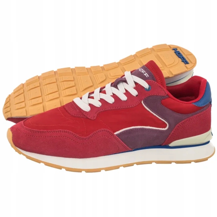 Kožené pánské tenisky Hoff City Dopamine 12602015 červené