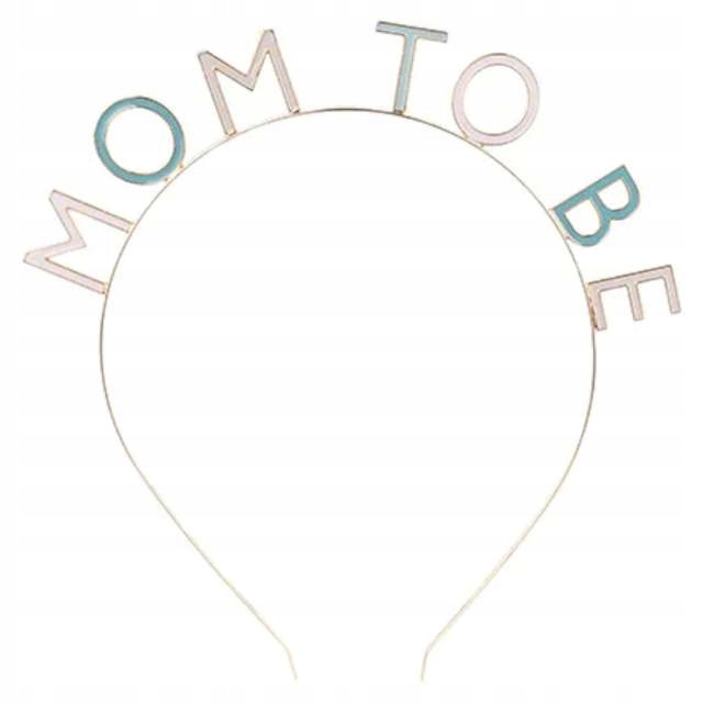 

Opaska mom to be Baby Shower ozdoba do zdjęć