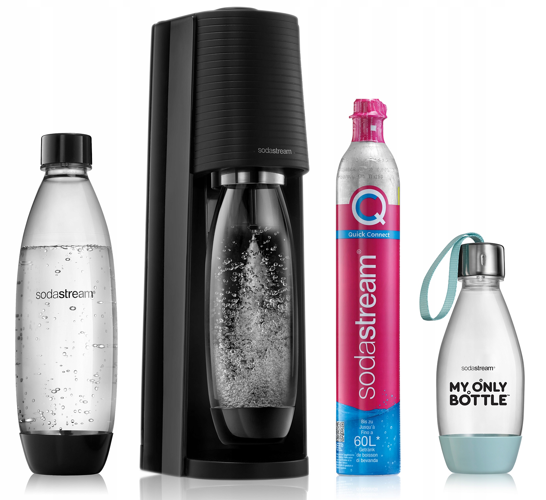 SodaStream saturator Czarny Terra mała butelka Mob