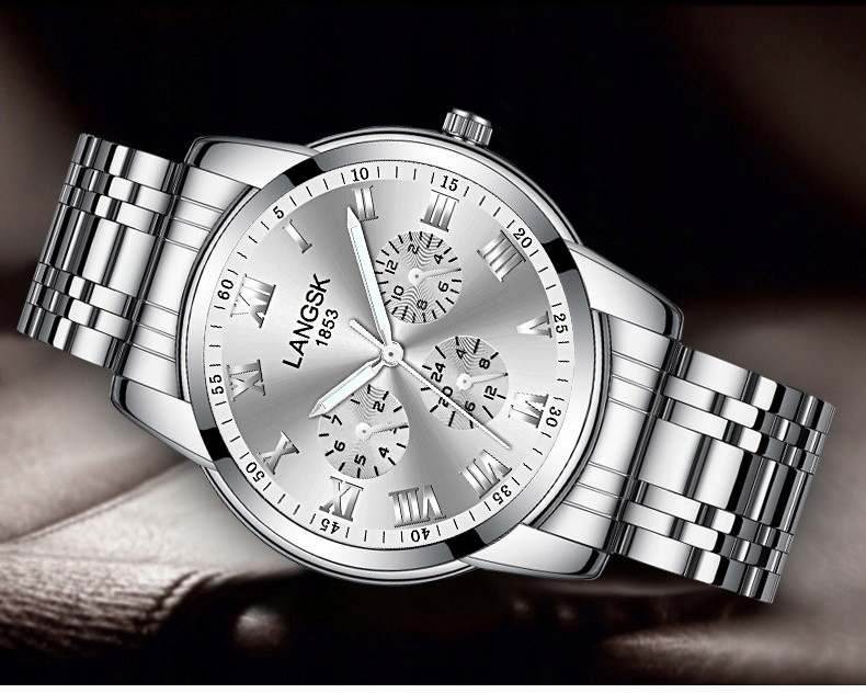 ZEGAREK MĘSKI KWARCOWY LANGSK Marka Inna marka