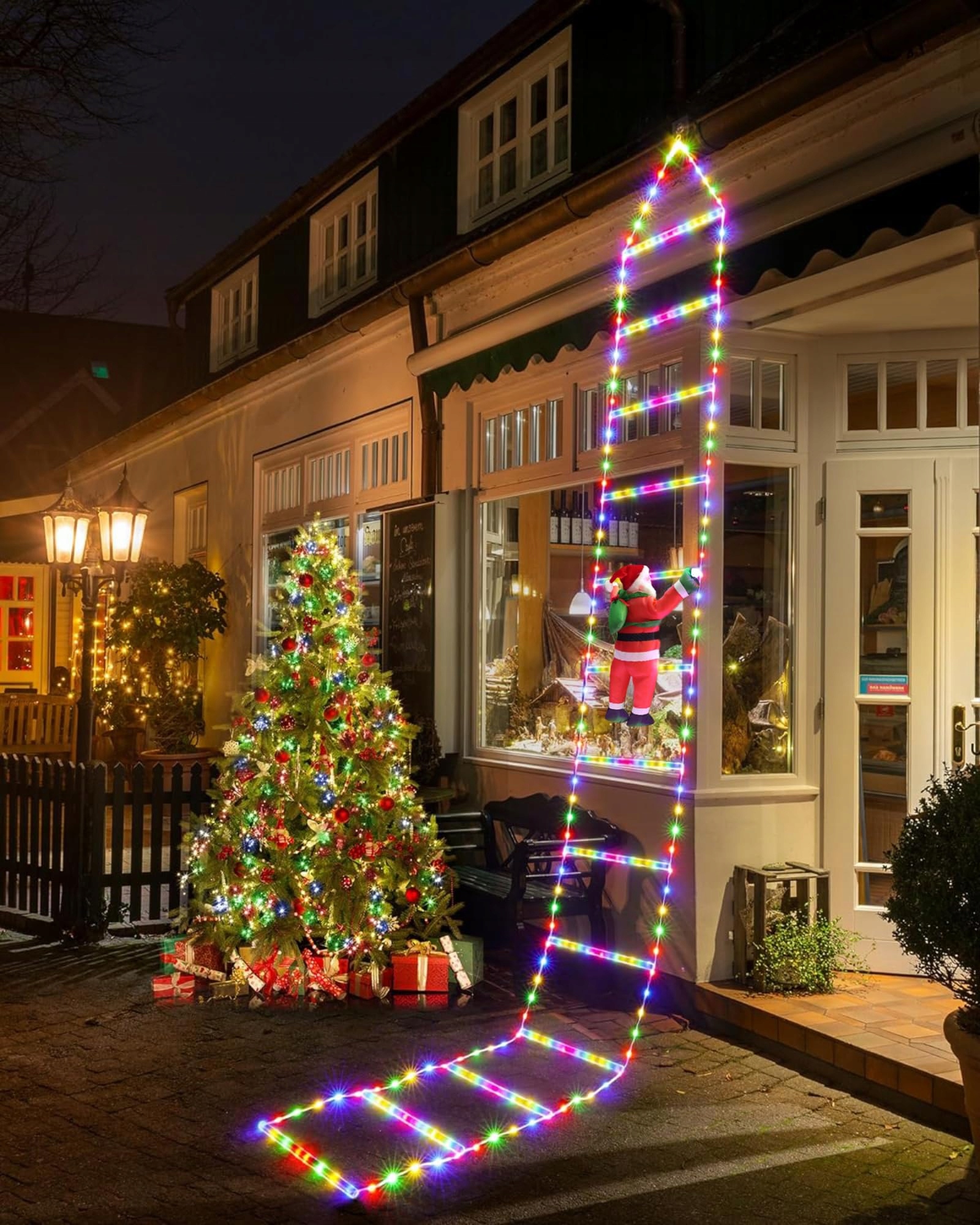 ISHABAO Lampa Świąteczna 3M 310 LED Z Timerem 8 Trybów — miniatura 8