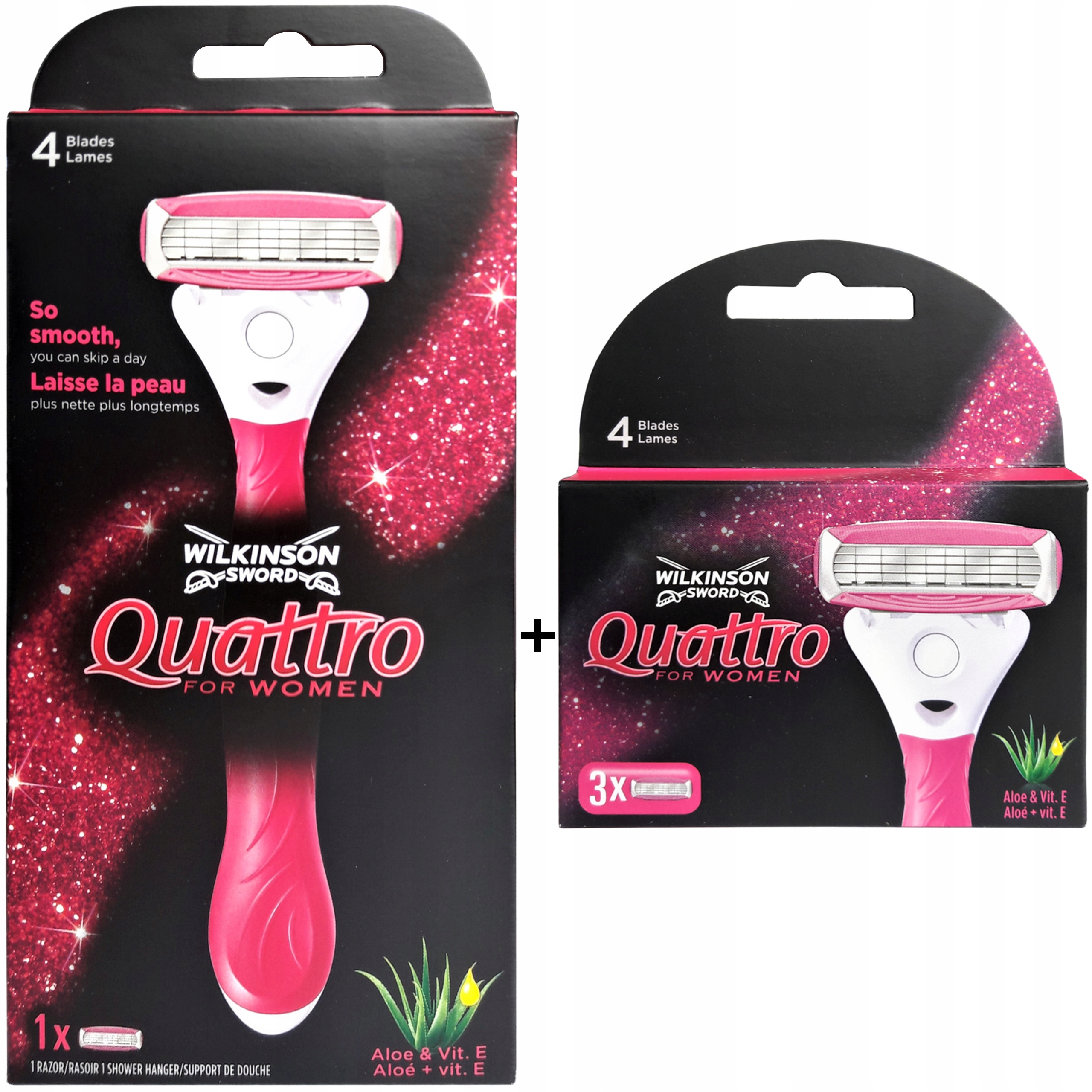 

Maszynka Wilkinson Quattro for Women 3x Wkłady