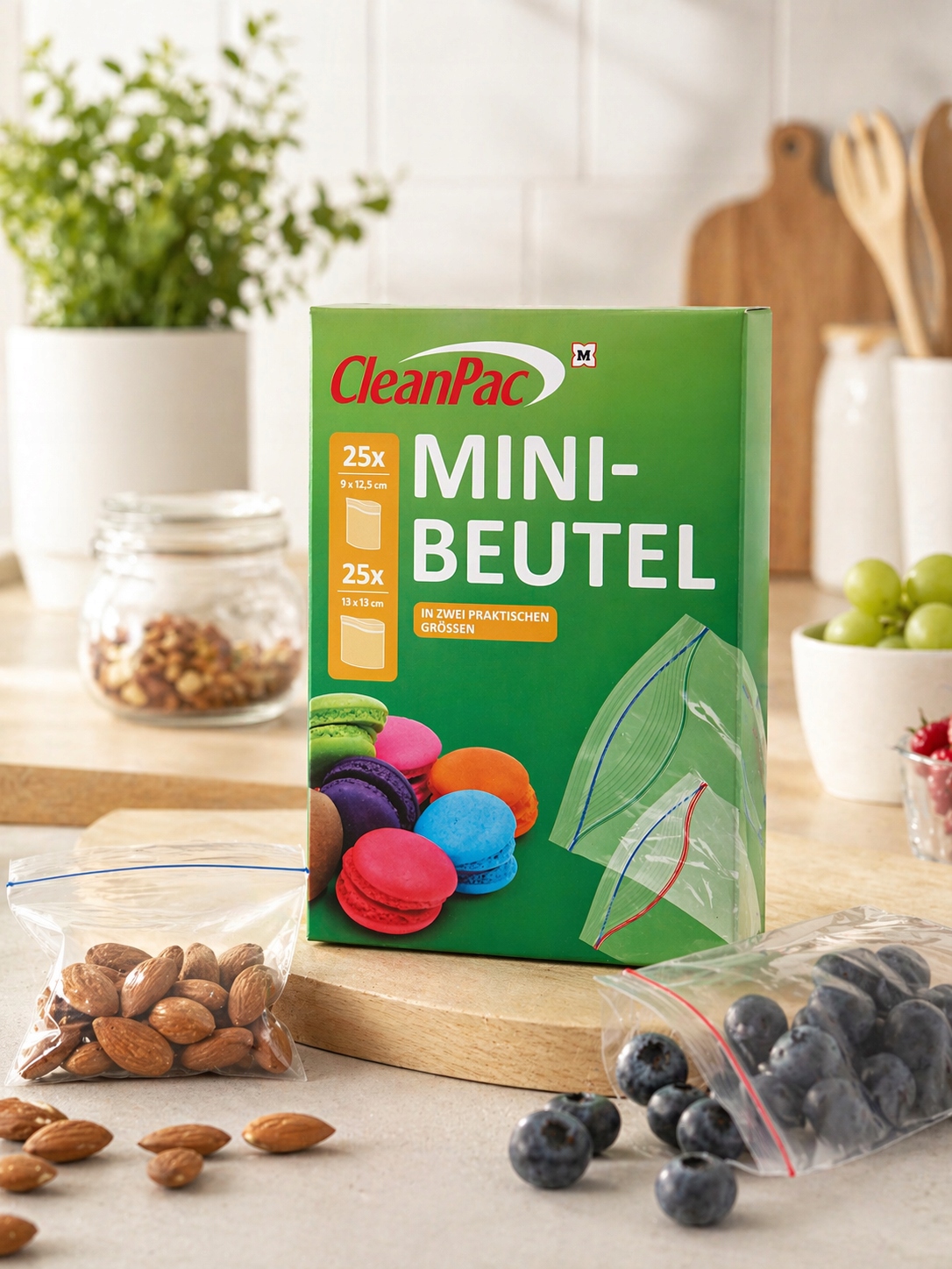 Woreczki strunowe mini CleanPac 50 szt (25+25) 2 rozmiary – do żywności