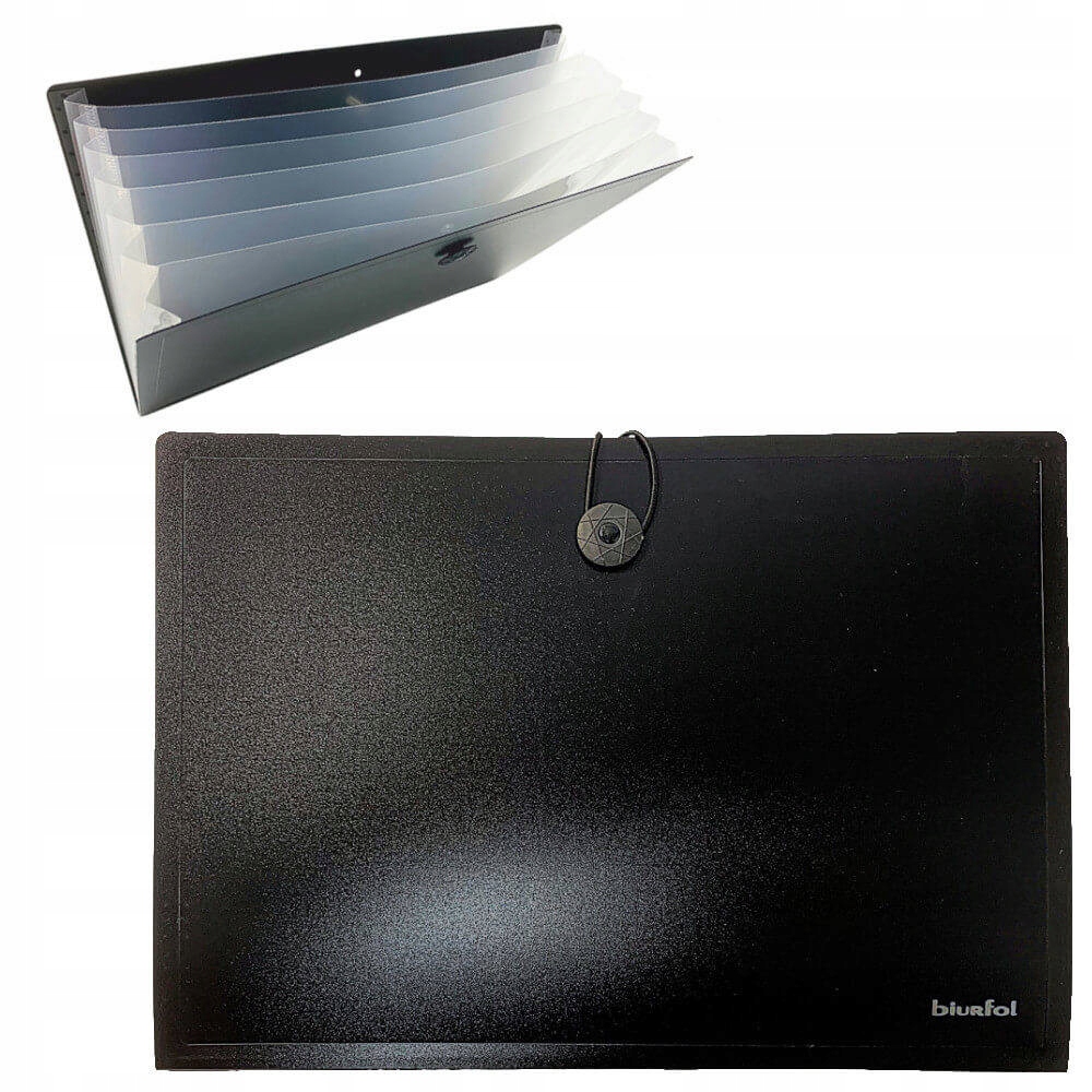 

Teczka A4 organizer Pp harmonijkowa 7 przegródek