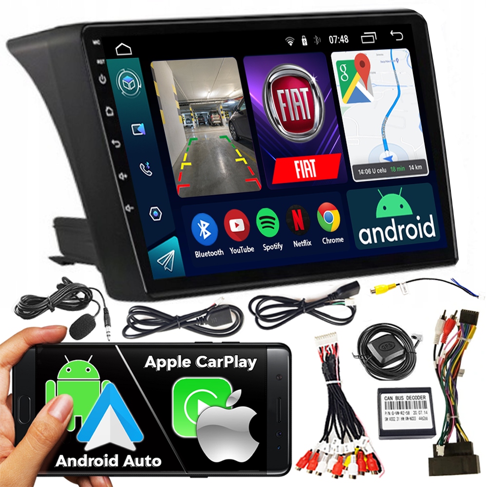 Radio Samochodowe Ncs RS-305 Fiat Ducato 2007-2015 Android Nawigacja Bt