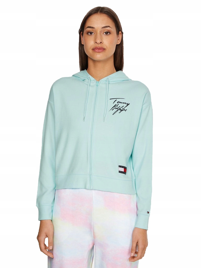 

Tommy Hilfiger Bluza Damska Cropped Zip Mint r. M
