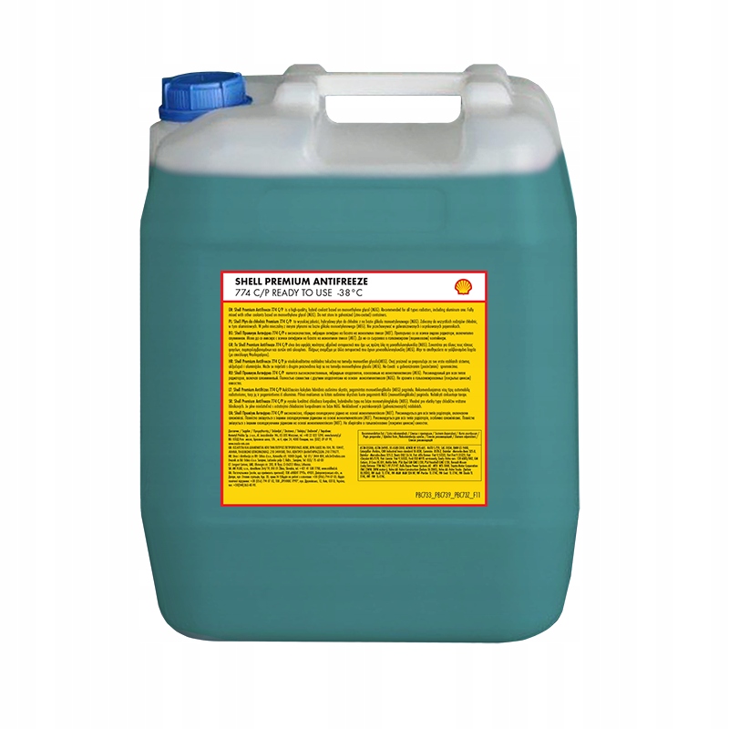 Shell Prémiová chladiaca kvapalina 774 C/p pripravená (20L)