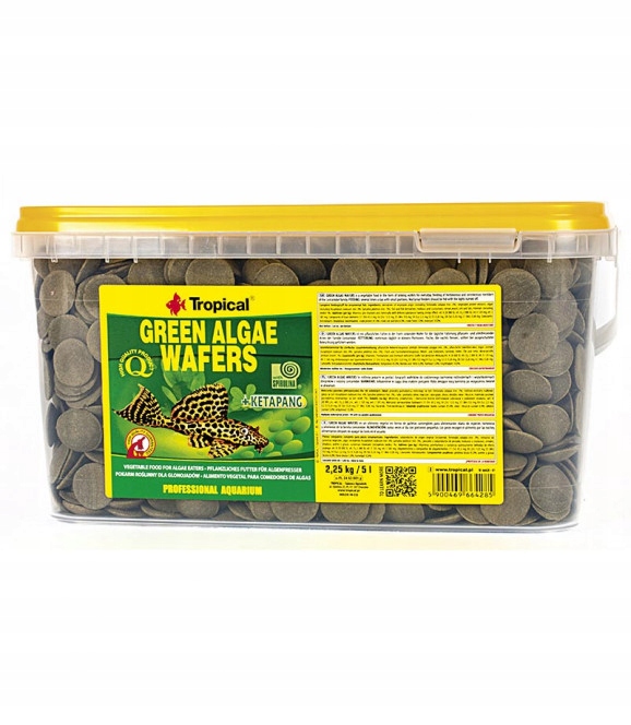 Levně Tropical Green Algae Wafers Kyblík 5l.