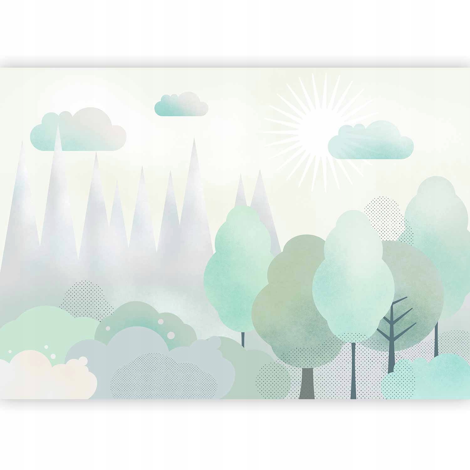 Fototapeta Pohádkový Les Dětská Země Tapeta Do Dětského Pokoje 400x280