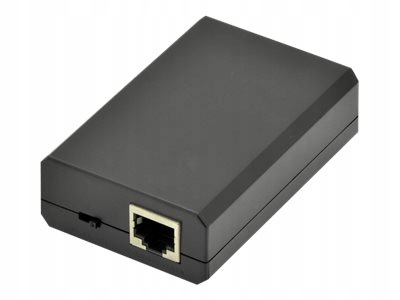 Rozgałęźnik Digitus Gigabit Ethernet PoE+, 802.3at, 24 W Digitus Czarny