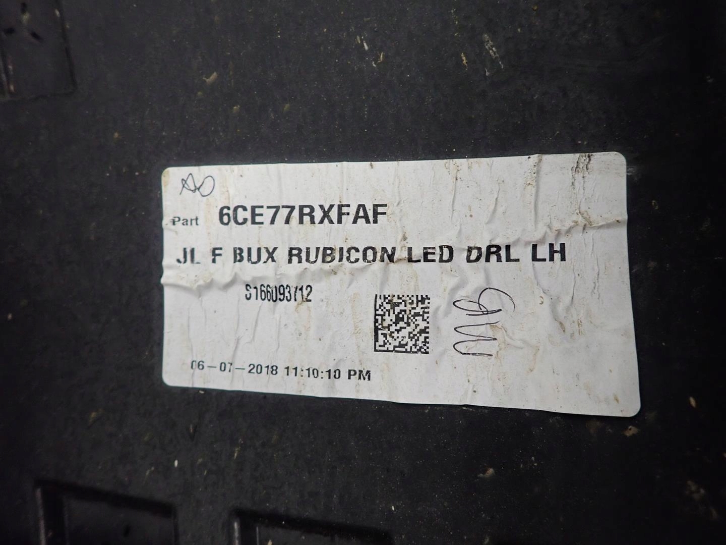 KOTFLÜGEL LINKS JEEP WRANGLER JL 2017- RUBICON