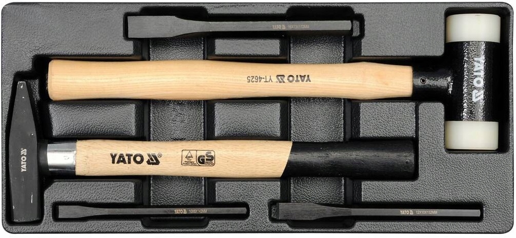 YATO - PUSTY WKŁAD DO SZUFLADY NA ZESTAW MŁOTKÓW I PRZECINAKÓW DLA YT-5540 Kod producenta YT-55401
