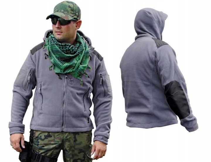 Mikina Fleecová „husky“ Texar Grey XL
