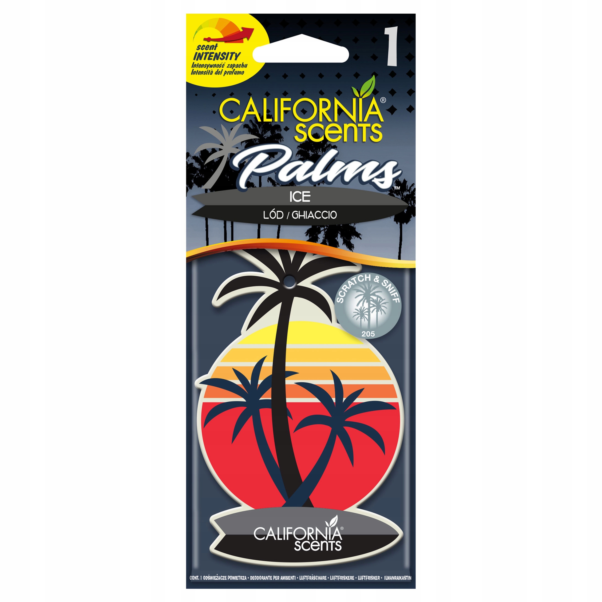 CALIFORNIA SCENTS Palms - Zawieszka Zapach Ice