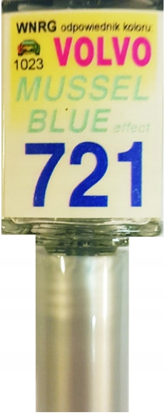 Volvo 721 Mussel Blue Lakier Samochodowy Zaprawka Do Rys 10 ML Arasystem