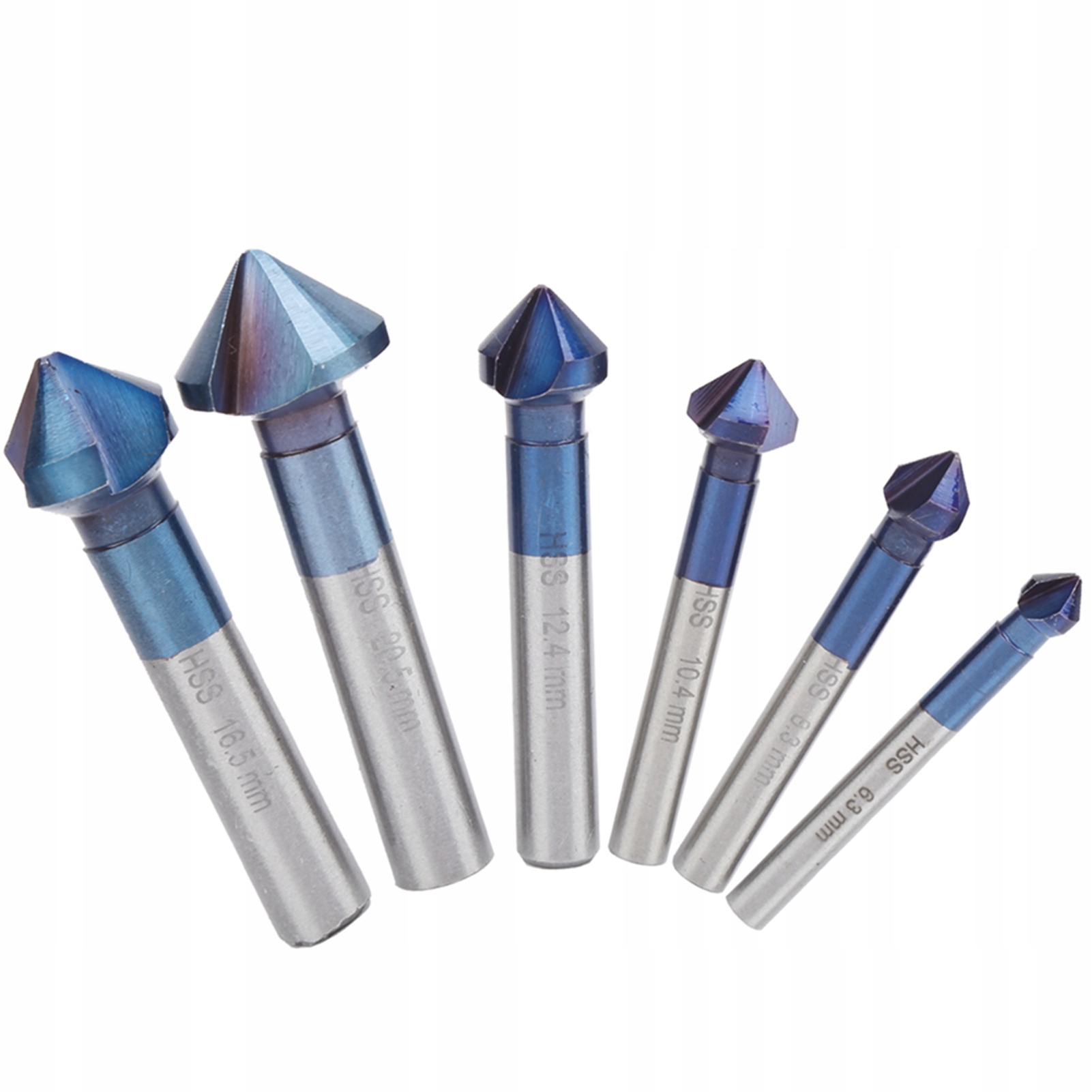 Frézovací Vrtáky Kuželové Záhlubníky 6-KS