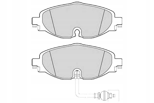 Brzdové Destičky Delphi Ham 8V0698151 B 8VO698151