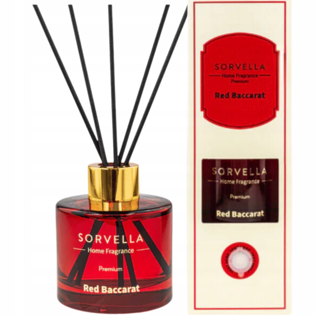 Sorvella Dyfuzor Patyczki RED BACCARAT z Nutą Szafranu i Jaśminu 120ml EAN (GTIN) 5905489911197