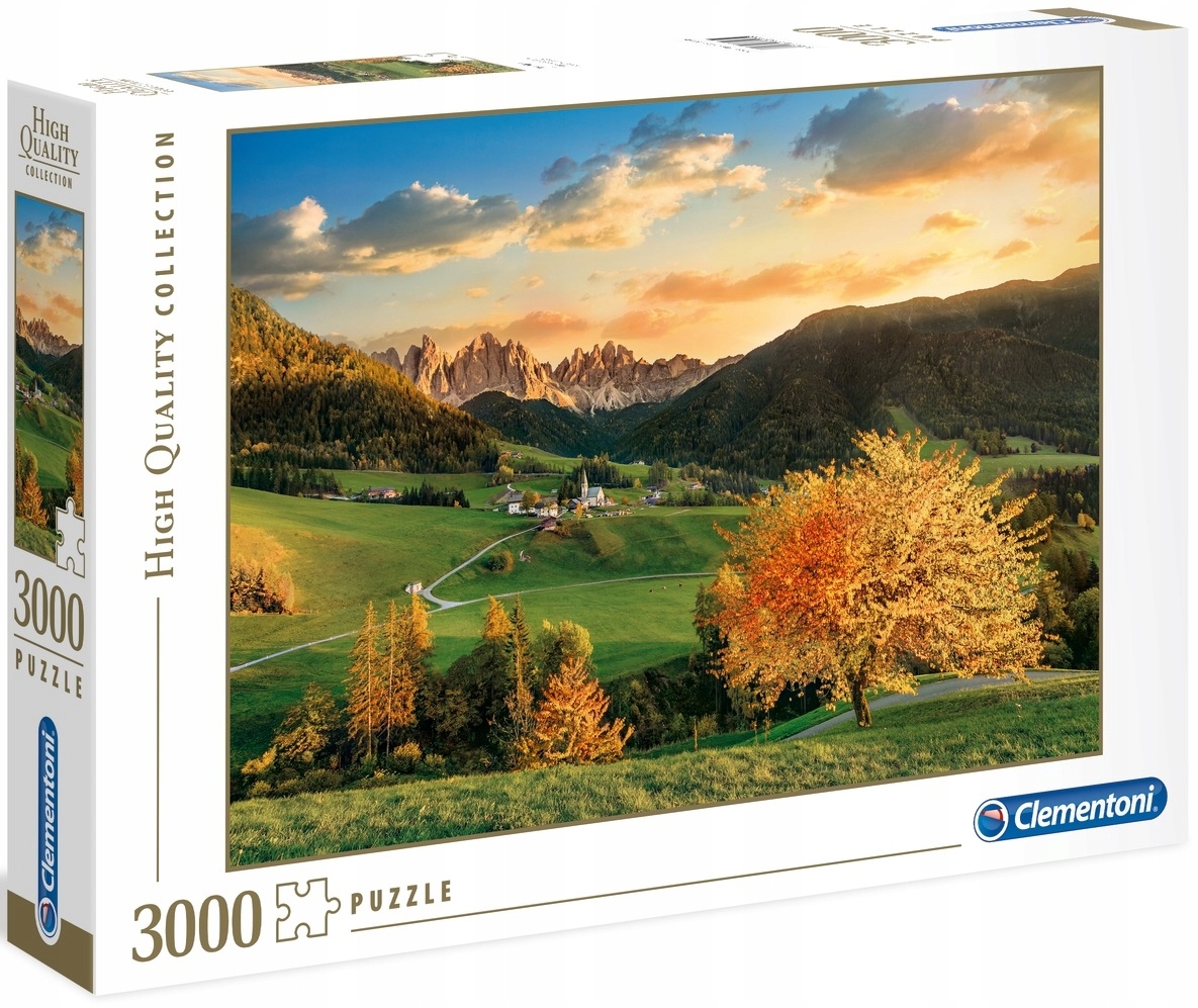

Puzzle 3000 el Alpy Góry Widok Clementoni