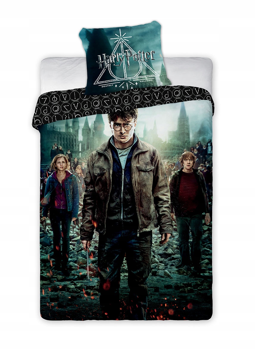 

Pościel Harry Potter 160x200 Hogwarts Herb Draco