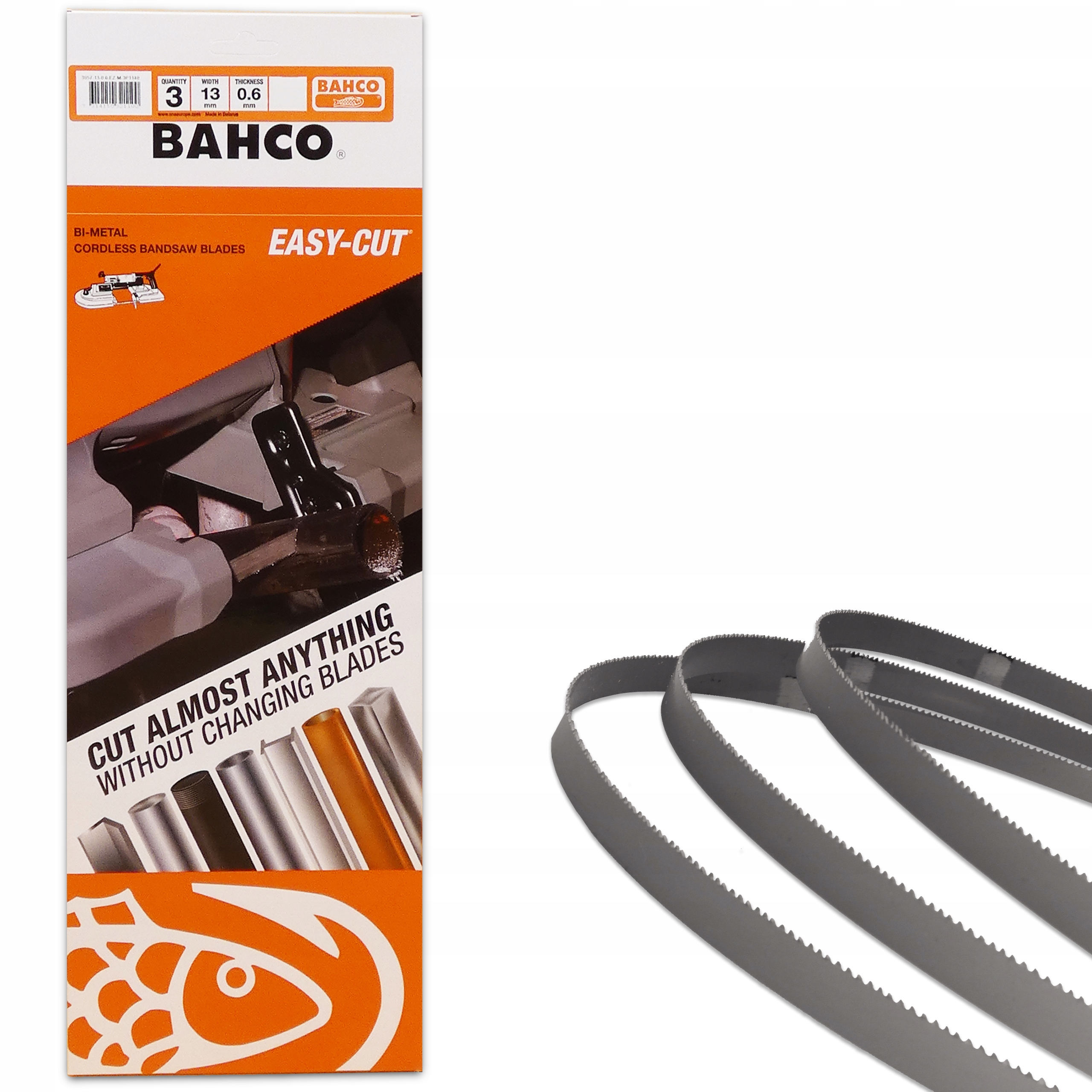 Piła taśmowa zestaw trójpak BAHCO EasyCut 13x1140