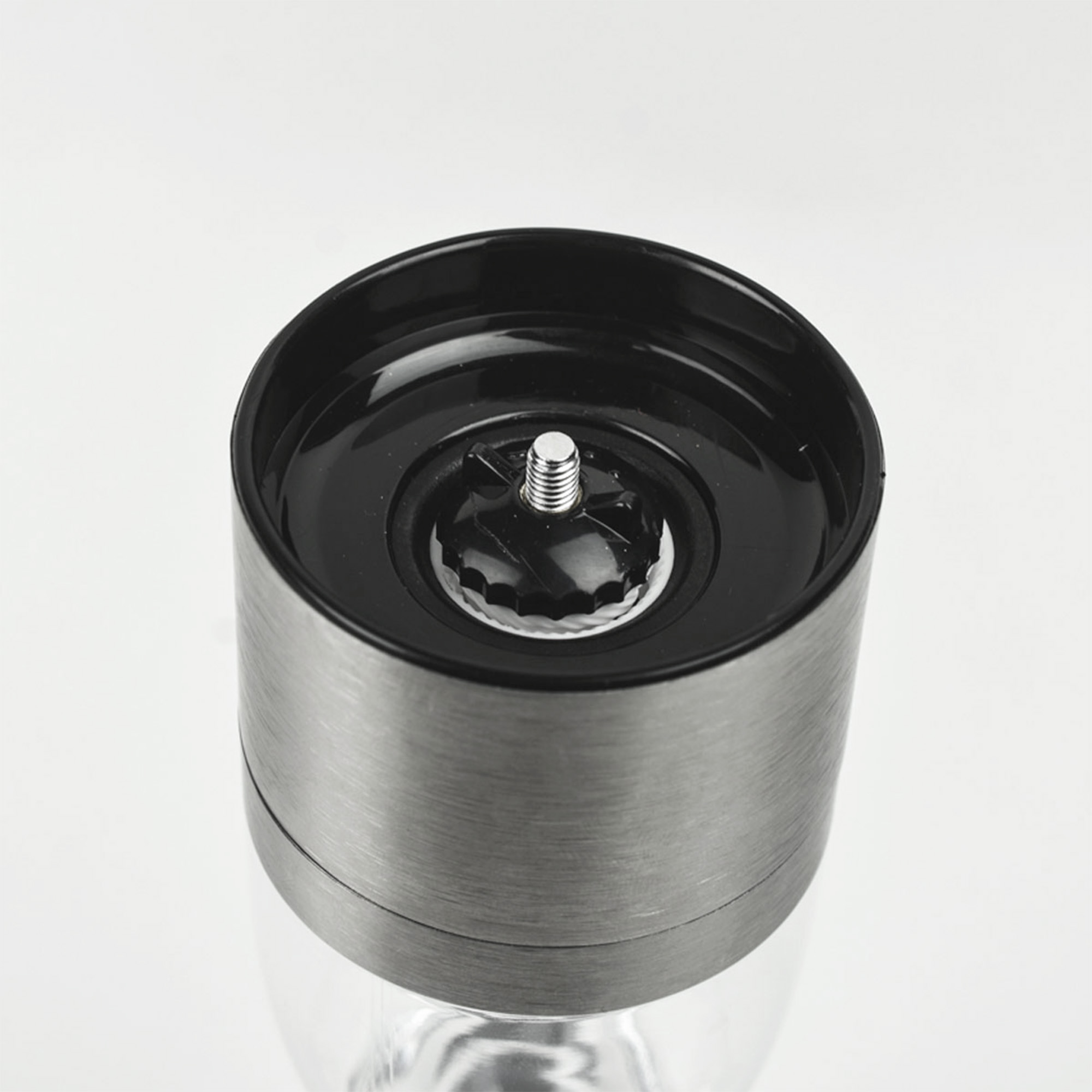 MŁYNEK RĘCZNYDO MIELENIA PRZYPRAW SOLI PIEPRZU DWUSTRONNY KLEPSYDRA 2W1