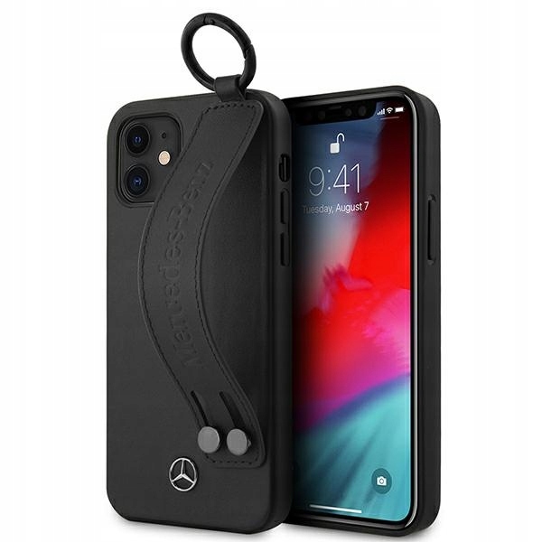

Mercedes Strap Line etui na iPhone 12 mini czarne