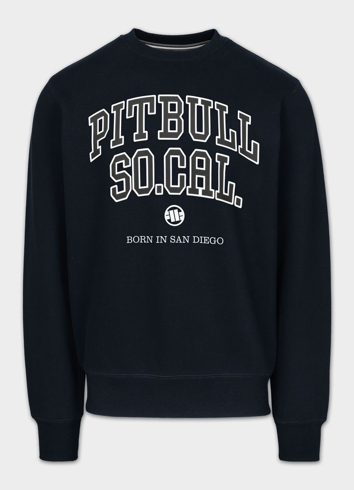 Pánská Mikina Pitbull So Cal Crewneck s potiskem na přední straně Mikina Bez Kapuce