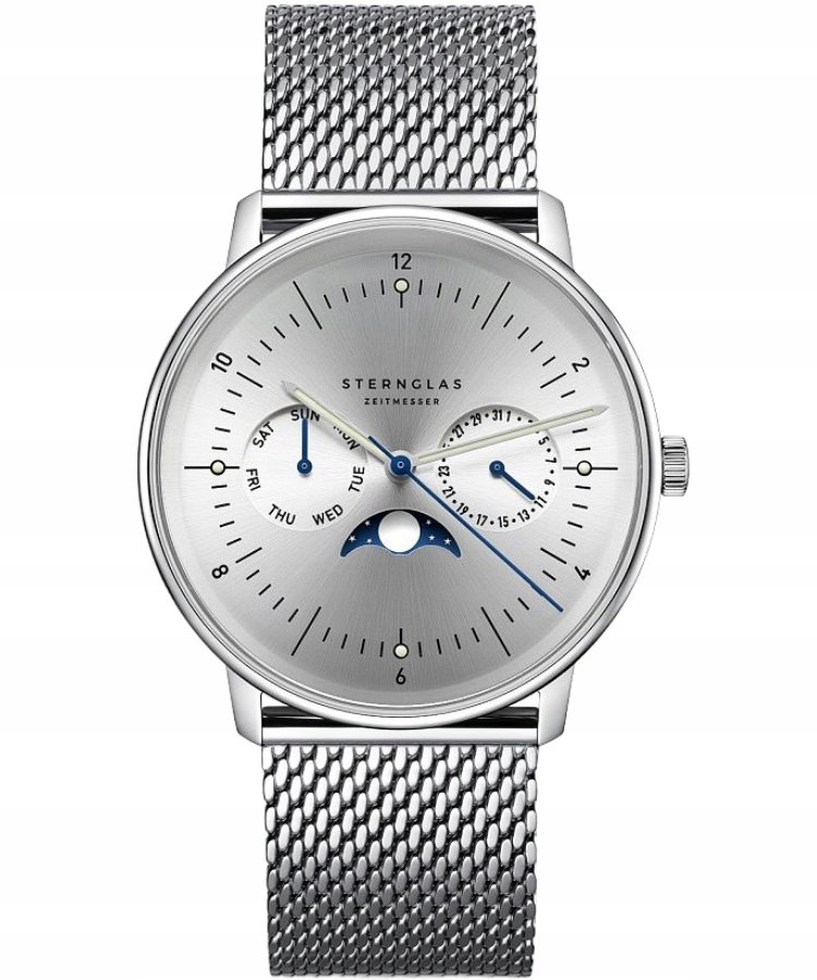 Pánské hodinky Sternglas Naos Moonphase