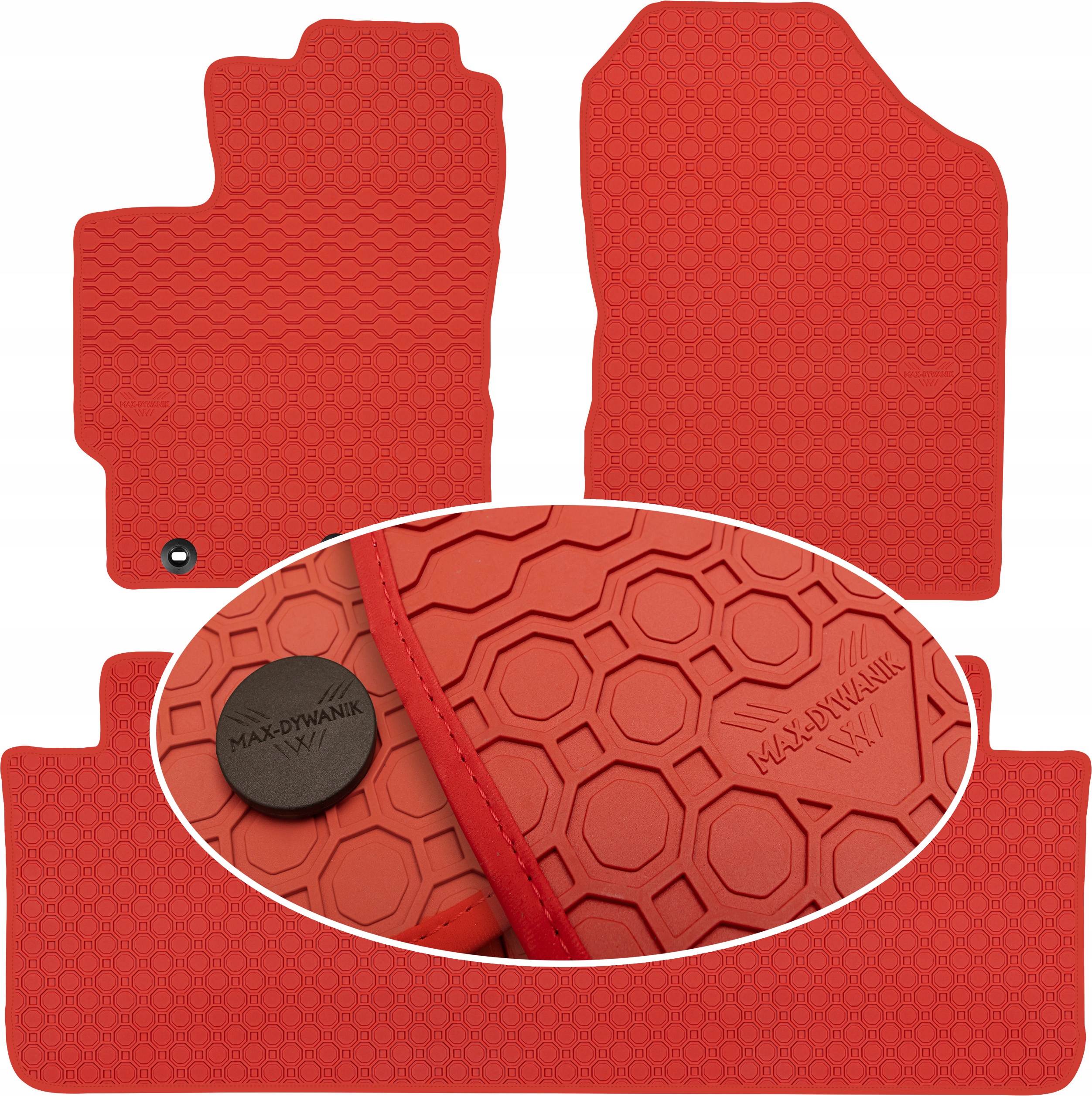 Toyota Yaris III 2011-2019 Koberce Červené