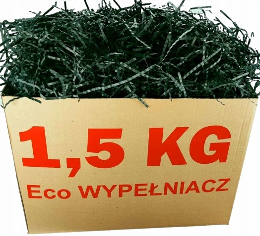 

Wypełniacz papier do paczek wiórki 1,5kg czarny