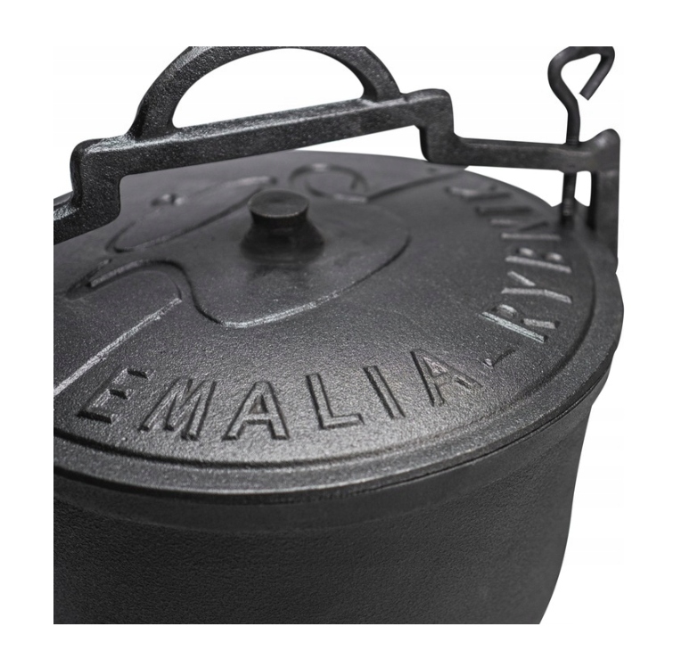 KOCIOŁEK ŻELIWNY PRZENOŚNE PALENISKO OGRODOWE 14KG 8 OSÓB Stan opakowania oryginalne